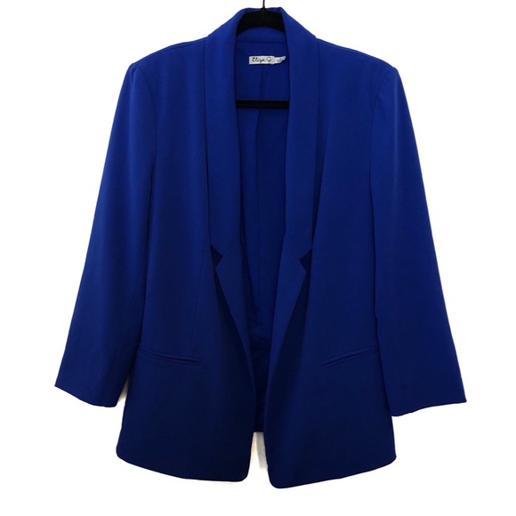 Eliza J Jackets & Blazers - Eliza J Royal Blue Blazer Jacket Size Medium